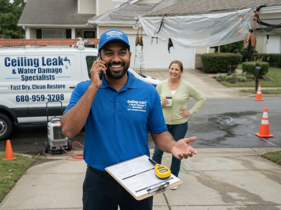 Ceiling Leak Cleanup Warren, IL FAQs